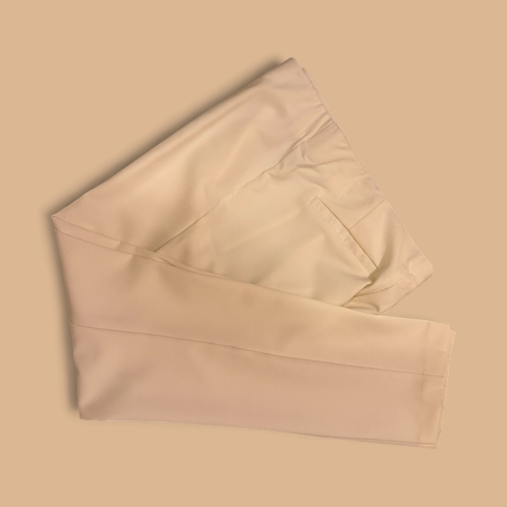 Adrianna Papell Winter White or Light Cream Dress Pants